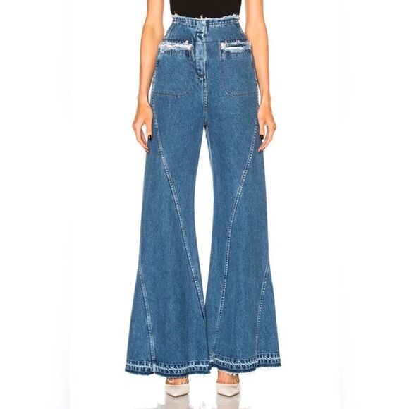 High Waist Bell Bottom Jeans - Picture 6 of 14